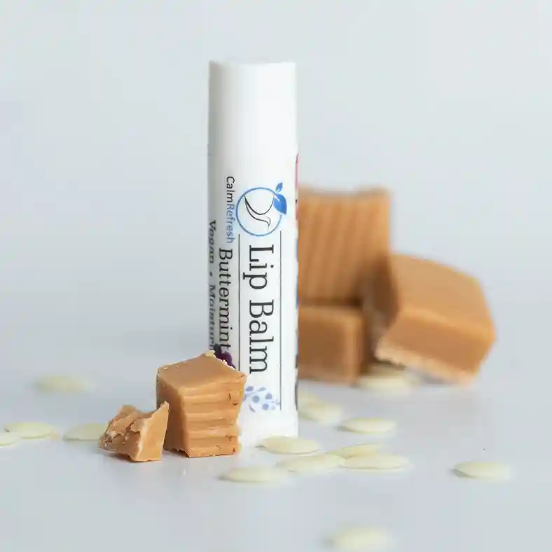 Buttermint scented Lip Balm with buttermint sweets