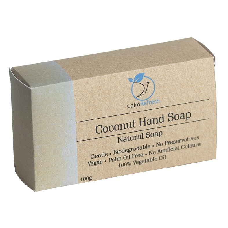 Coconut Hand Soap Box Main Product Image Transparent